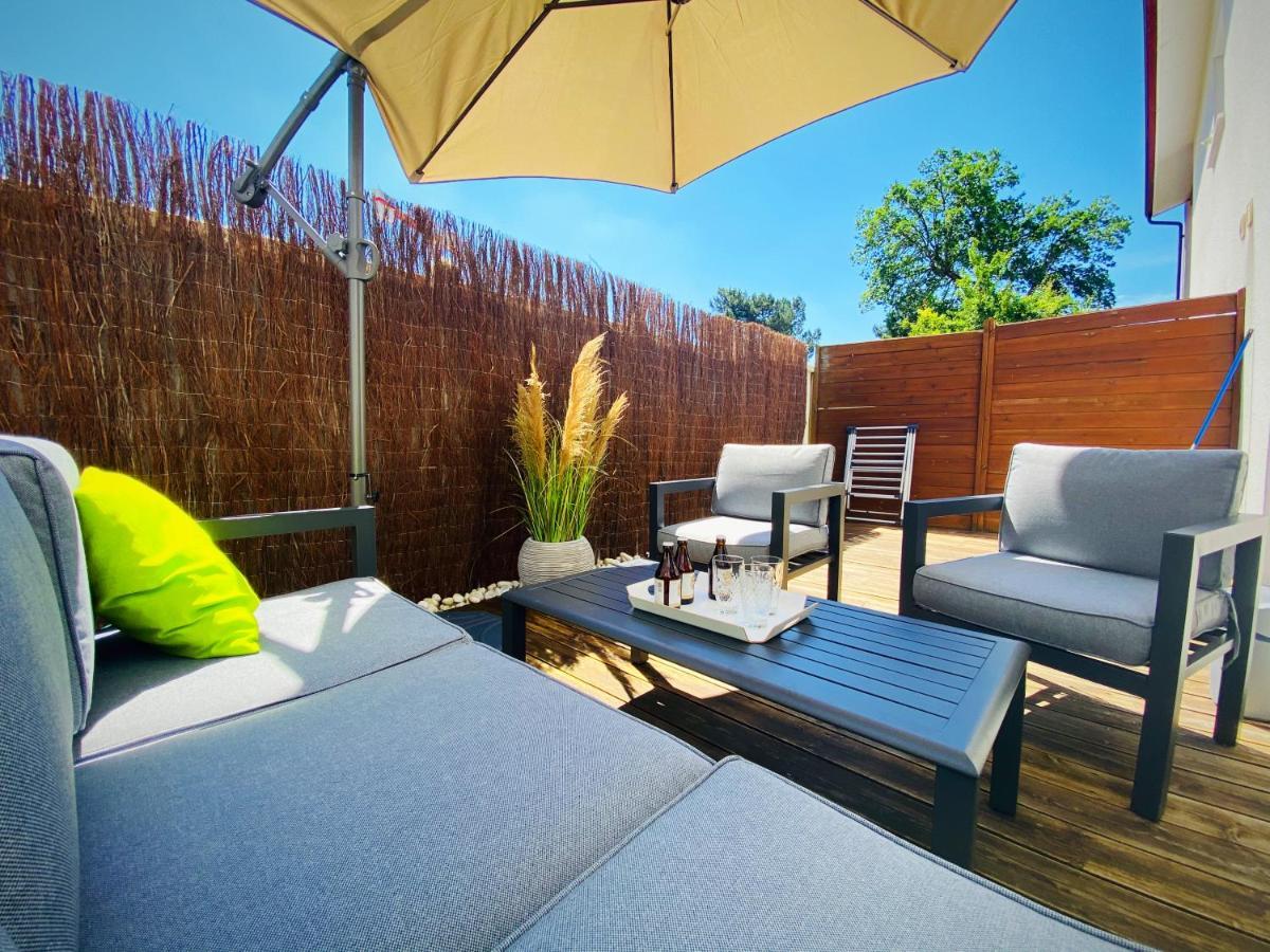 Appartement Tout Confort, Belle Terrasse. Biscarrosse Eksteriør bilde